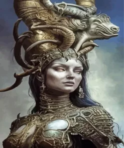 Goddess Of Capricorn 5D Diamond Painting