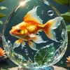 Golden Fish Art 5D Diamond Painting