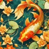 Golden Koi Art 5D Diamond Painting
