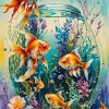 Goldfish In Bowl 5D Diamond Painting