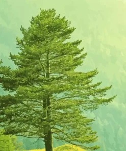 Green Pine Tree 5D Diamond Painting