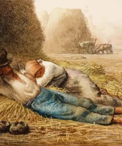 Jean Francois Millet Noonday Rest 5D Diamond Painting