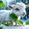 Little White Goat 5D Diamond Painting