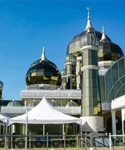 Malaysia Crystal Mosque 5D Diamond Painting
