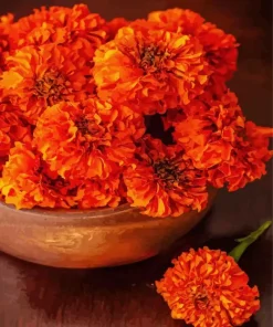 Marigold Flower 5D Diamond Painting