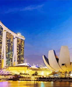 Marina Bay Sands Singapore 5D Diamond Painting