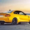 Matte Yellow Car 5D Diamond Painting