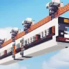 Monorail Minecraft 5D Diamond Painting