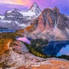 Mount Assiniboine Canada 5D Diamond Painting