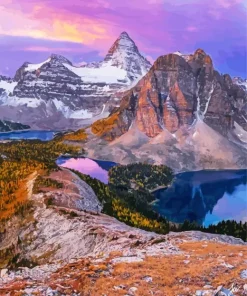 Mount Assiniboine Canada 5D Diamond Painting