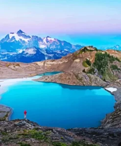 Mount Baker Lake 5D Diamond Painting