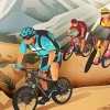 Mountain Biking Illustration 5D Diamond Painting