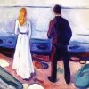 Munch The Lonely Ones 5D Diamond Painting