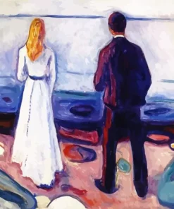 Munch The Lonely Ones 5D Diamond Painting