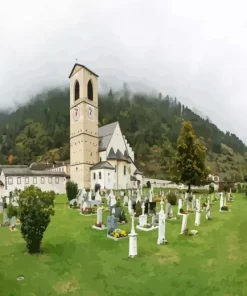 Mustair Switzerland 5D Diamond Painting