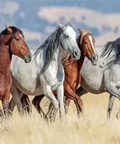 Mustang Horses 5D Diamond Painting
