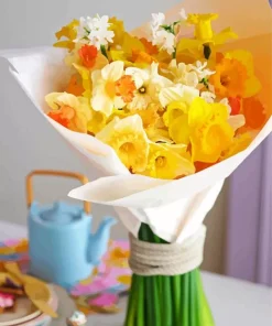 Narcissus Bouquet 5D Diamond Painting