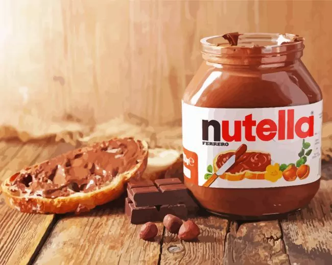 nutella french toast Diamond Paints Nutella French Toast 5D Diamond Painting