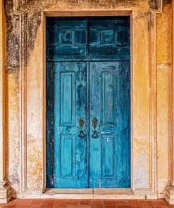 Old Blue Door 5D Diamond Painting