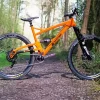 Orange Mountain Bike 5D Diamond Painting