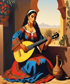 Oud Player 5D Diamond Painting