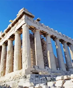 Parthenon Athens Temple 5D Diamond Painting