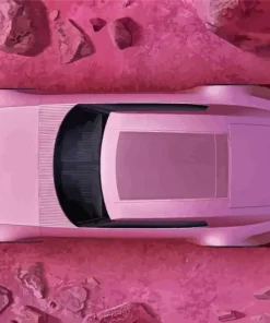Pink Car 5D Diamond Painting
