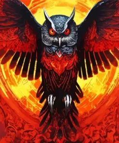 Red Eyed Owl 5D Diamond Painting