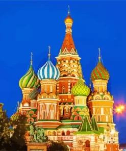 Saint Basils Cathedral Moscow 5D Diamond Painting