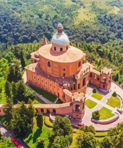 San Luca Church Bologna Art 5D Diamond Painting