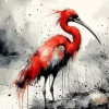 Scarlet Ibis 5D Diamond Painting