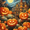 Scary Pumpkins Art 5D Diamond Painting