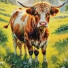 Scottish Cow Art 5D Diamond Painting