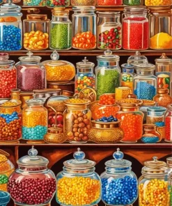 Vintage Candy Shop 5D Diamond Painting