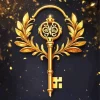 Vintage Golden Key 5D Diamond Painting