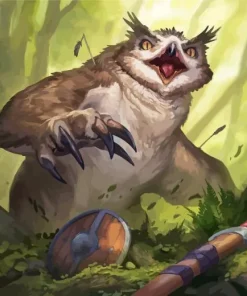 Wild Owlbear 5D Diamond Painting