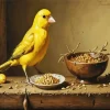 Yellow Canary Bird 5D Diamond Painting