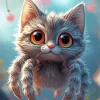 Cat Spider 5D Diamond Painting