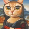 Mona Lisa Cat 5D Diamond Painting