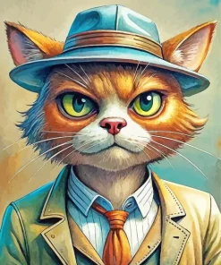 Mr Cat 5D Diamond Painting