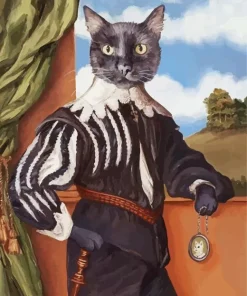 Renaissance Cat 5D Diamond Painting