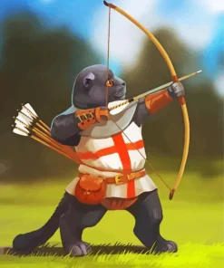 The Archer Cat 5D Diamond Painting