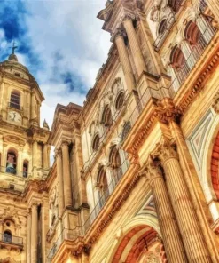 The Cathedral Of Malaga Spain 5D Diamond Painting