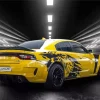 Yellow Charger Car 5D Diamond Painting