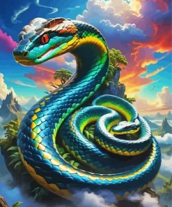 Aesthetic Serpents Art 5D Diamond Painting
