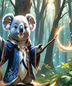 Aesthetic Silly Koala 5D Diamond Painting