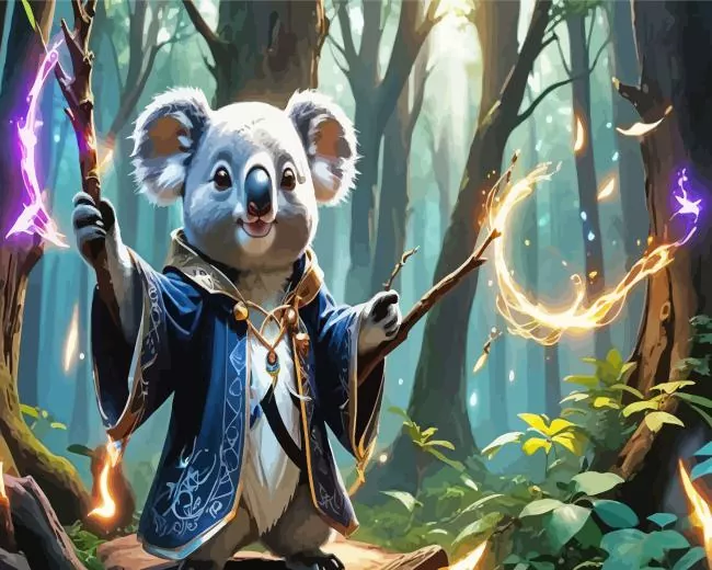 aesthetic silly koala Diamond Dotz Aesthetic Silly Koala 5D Diamond Painting