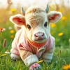 Baby Cow 5D Diamond Painting