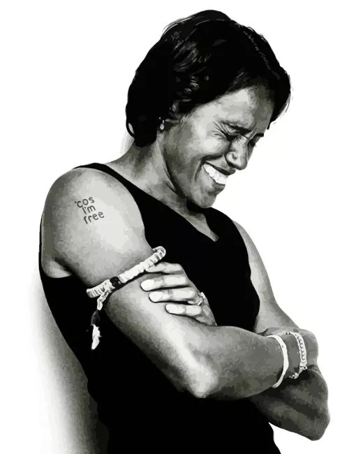 cathy freeman tattoo Diamond Dotz Cathy Freeman Tattoo 5D Diamond Painting