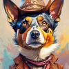 Cattle Dog Art 5D Diamond Painting